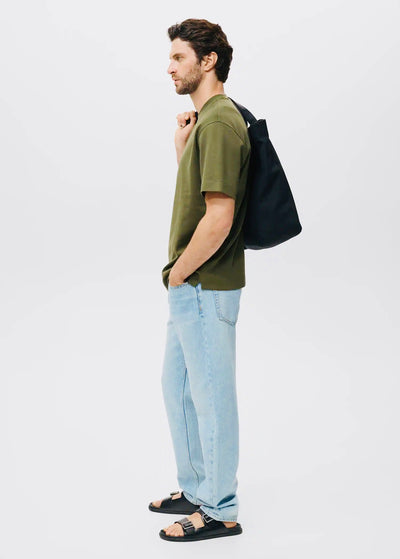 T-Shirt Tissu Sweat Coupe Décontractée