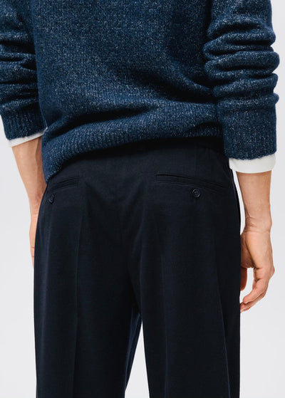 Pantalon Flanelle Regular-Fit à Pinces