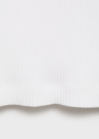 Débardeur Côtelé Slim Fit