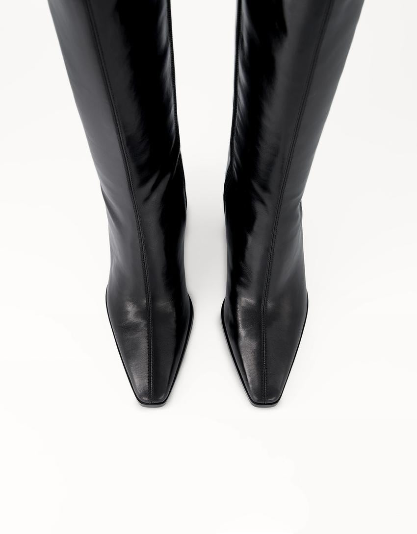 Bottes talon large