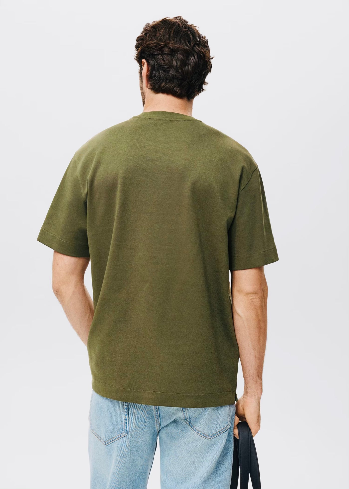 T-Shirt Tissu Sweat Coupe Décontractée