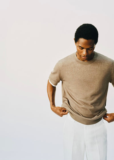 T-Shirt Combiné Coton