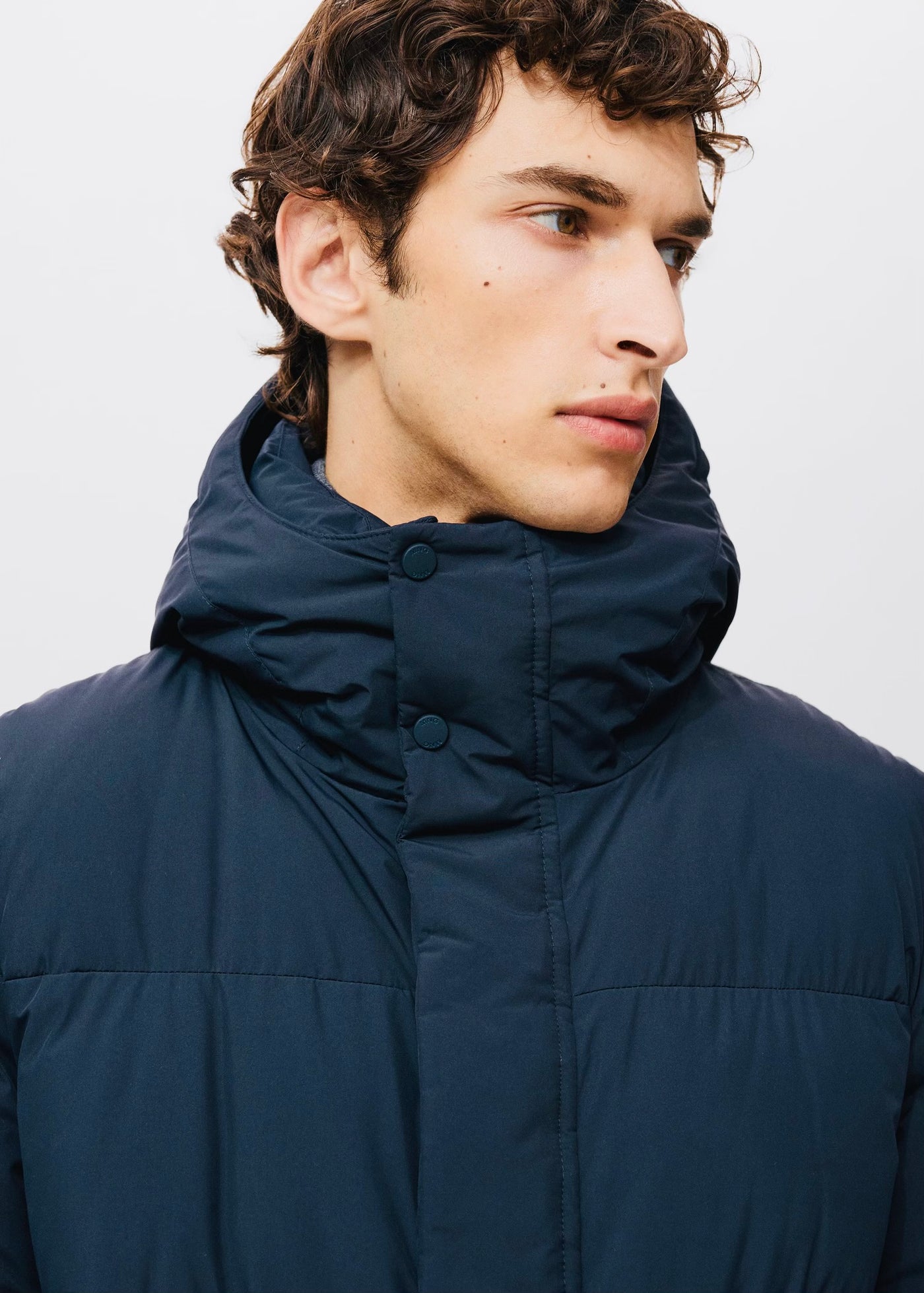 Anorak long matelassé résistant à l’eau