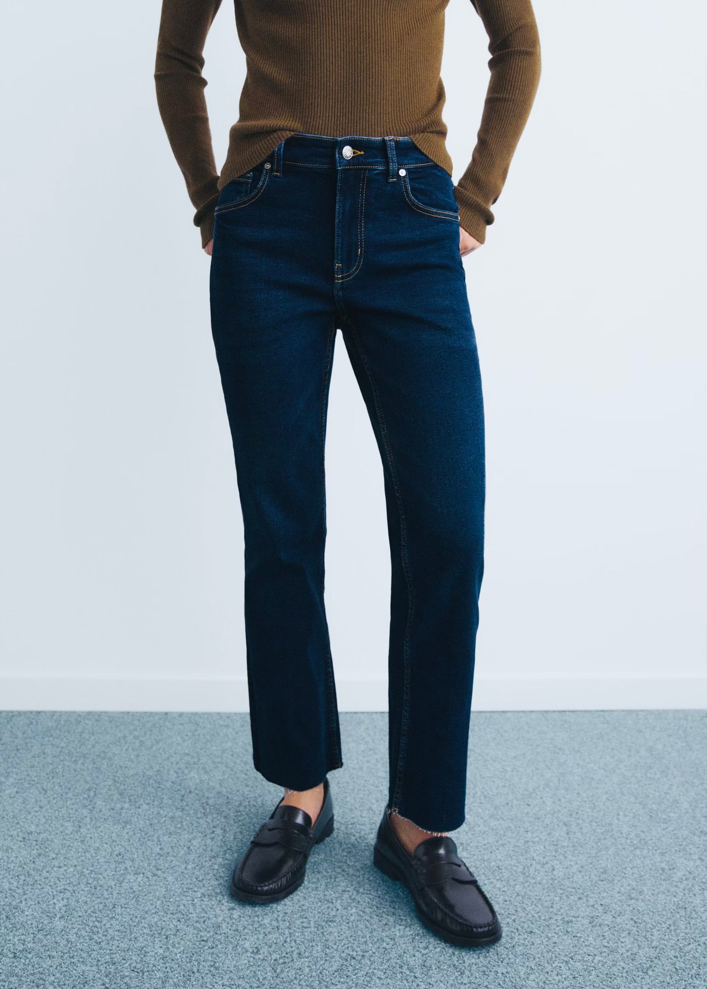 Jean Sienna Flare Crop