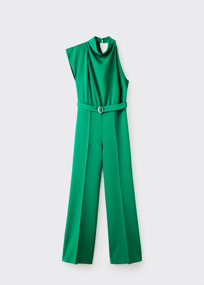 Combinaison Longue Asymétrique Ceinture