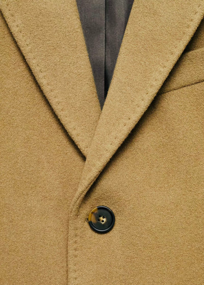 Manteau long en laine