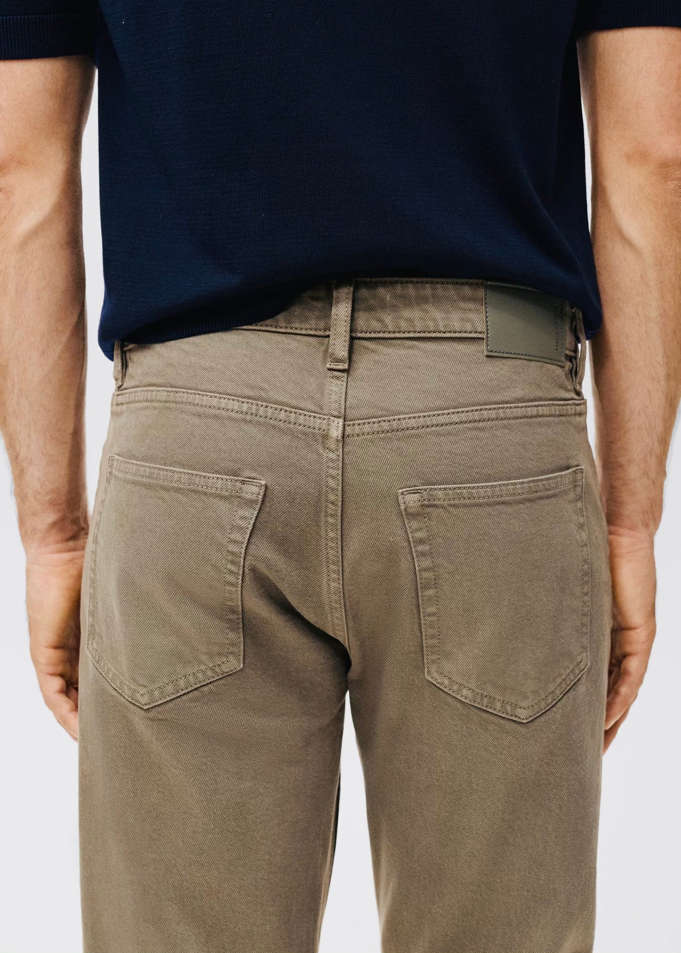 Jean Ben Cropped Tapered-Fit Mango