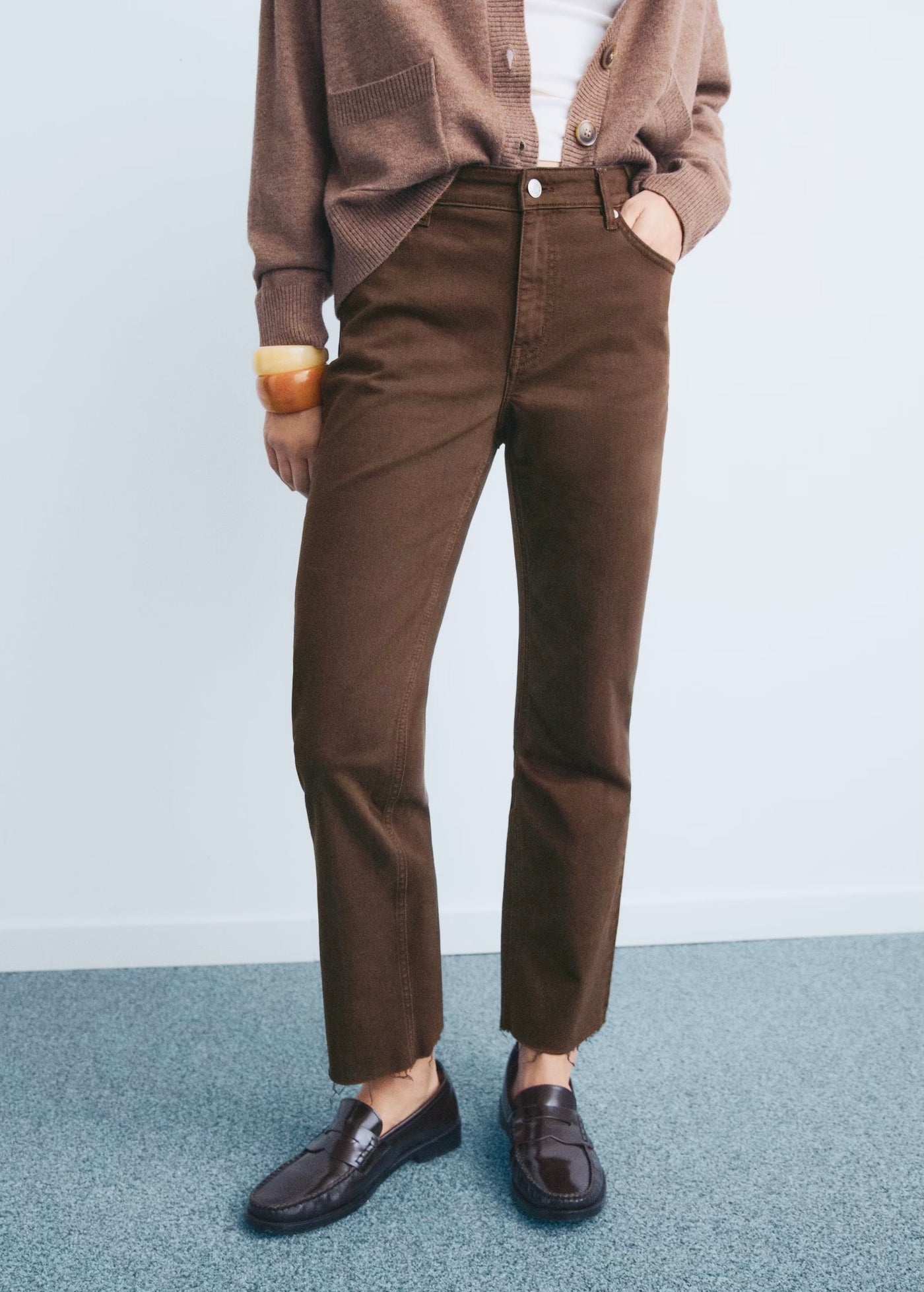 Jean Sienna Flare Crop