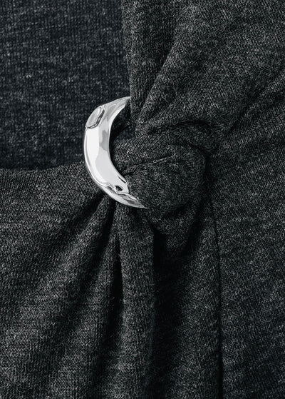 T-shirt à Détail Métallique