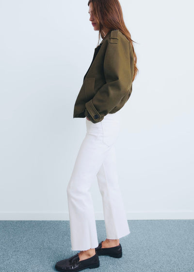 Jean Sienna Flare Crop