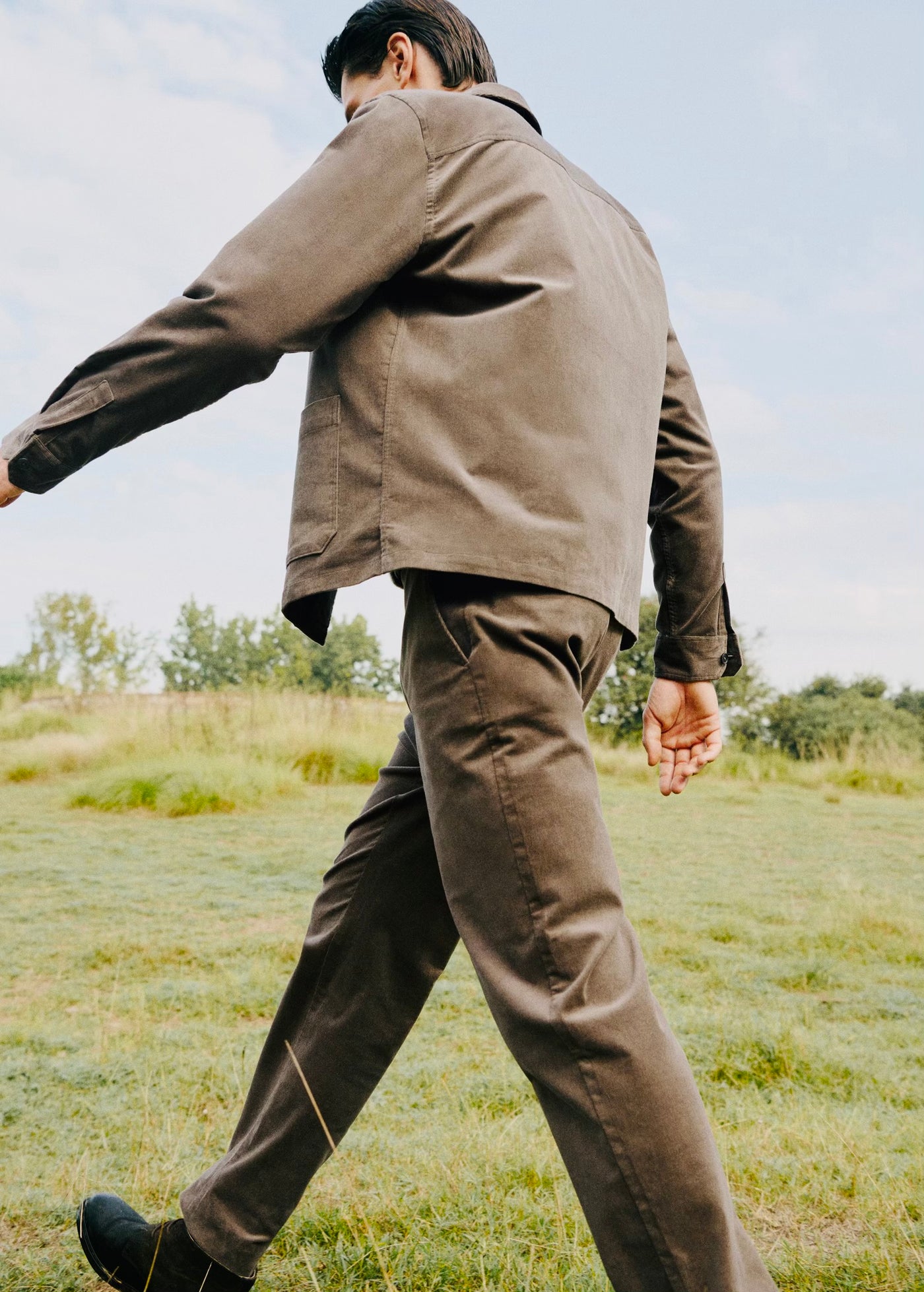 Pantalon Regular Fit Coton Velours Côtelé