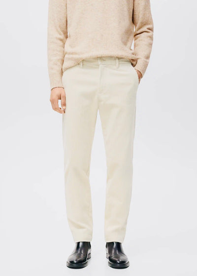 Pantalon Velours Côtelé Slim-Fit