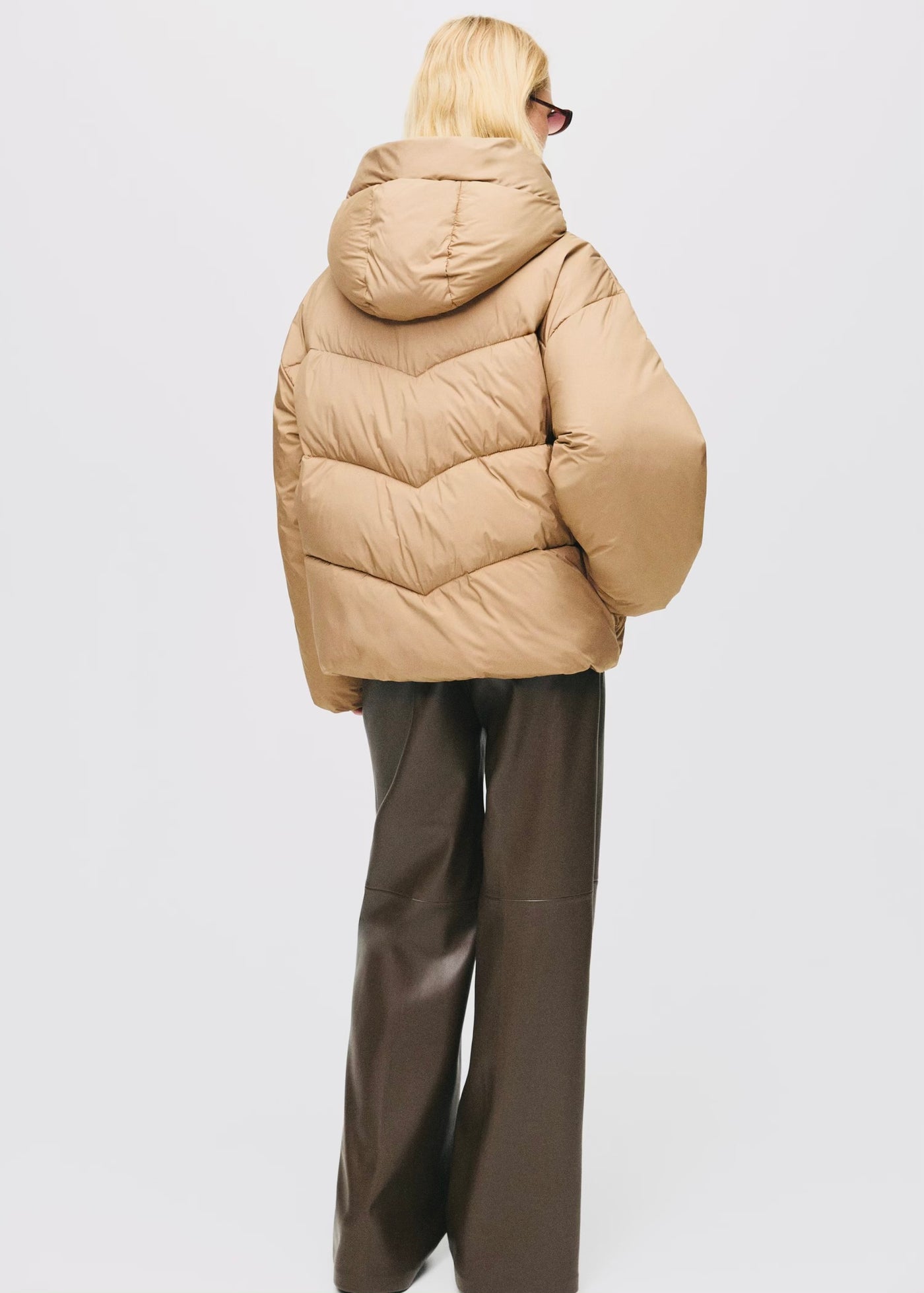 Anorak court oversize capuche