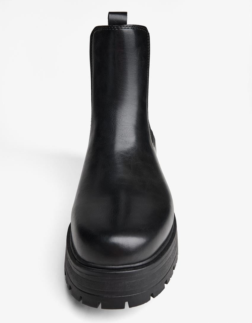 Bottine détail élastique