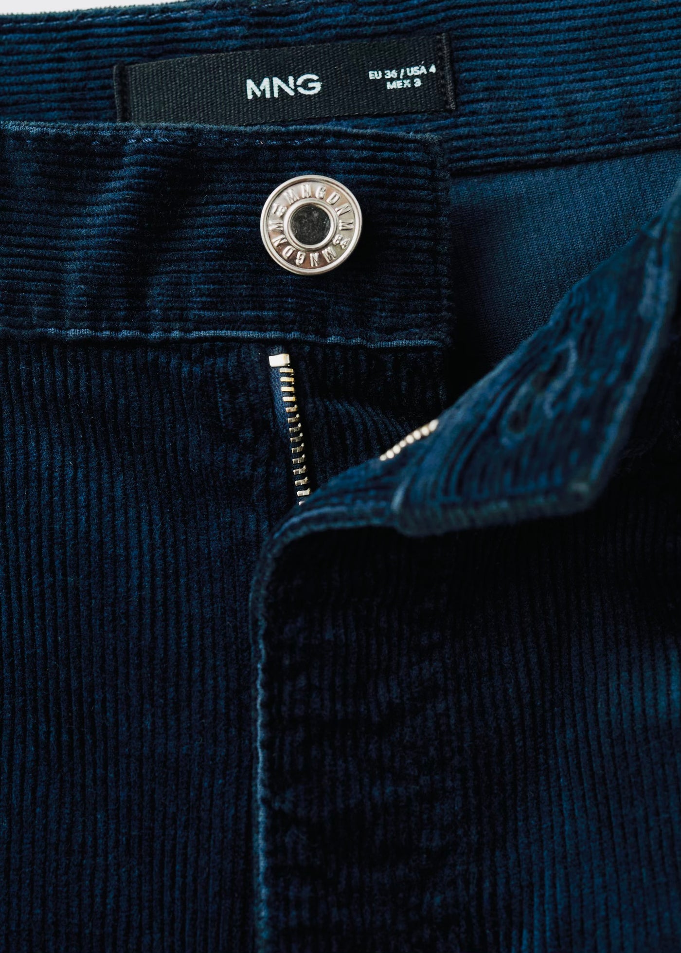 Jean Large en Velours Côtelé