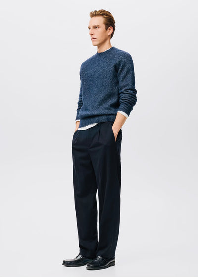 Pantalon Flanelle Regular-Fit à Pinces