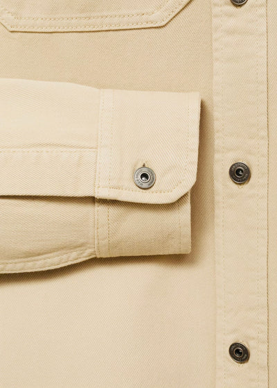 Surchemise en jean à poches