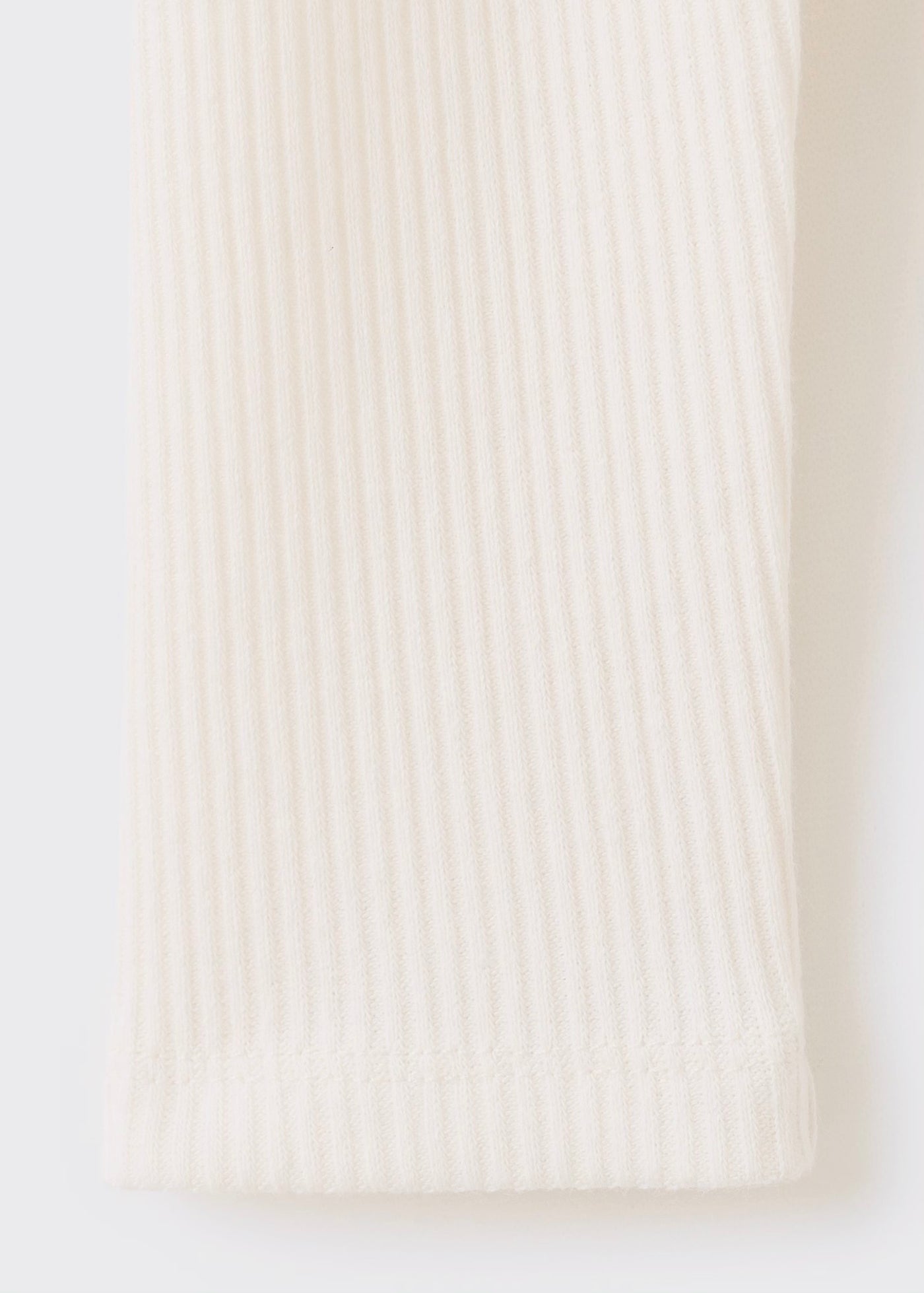 T-shirt Côtelé à Manches Longues