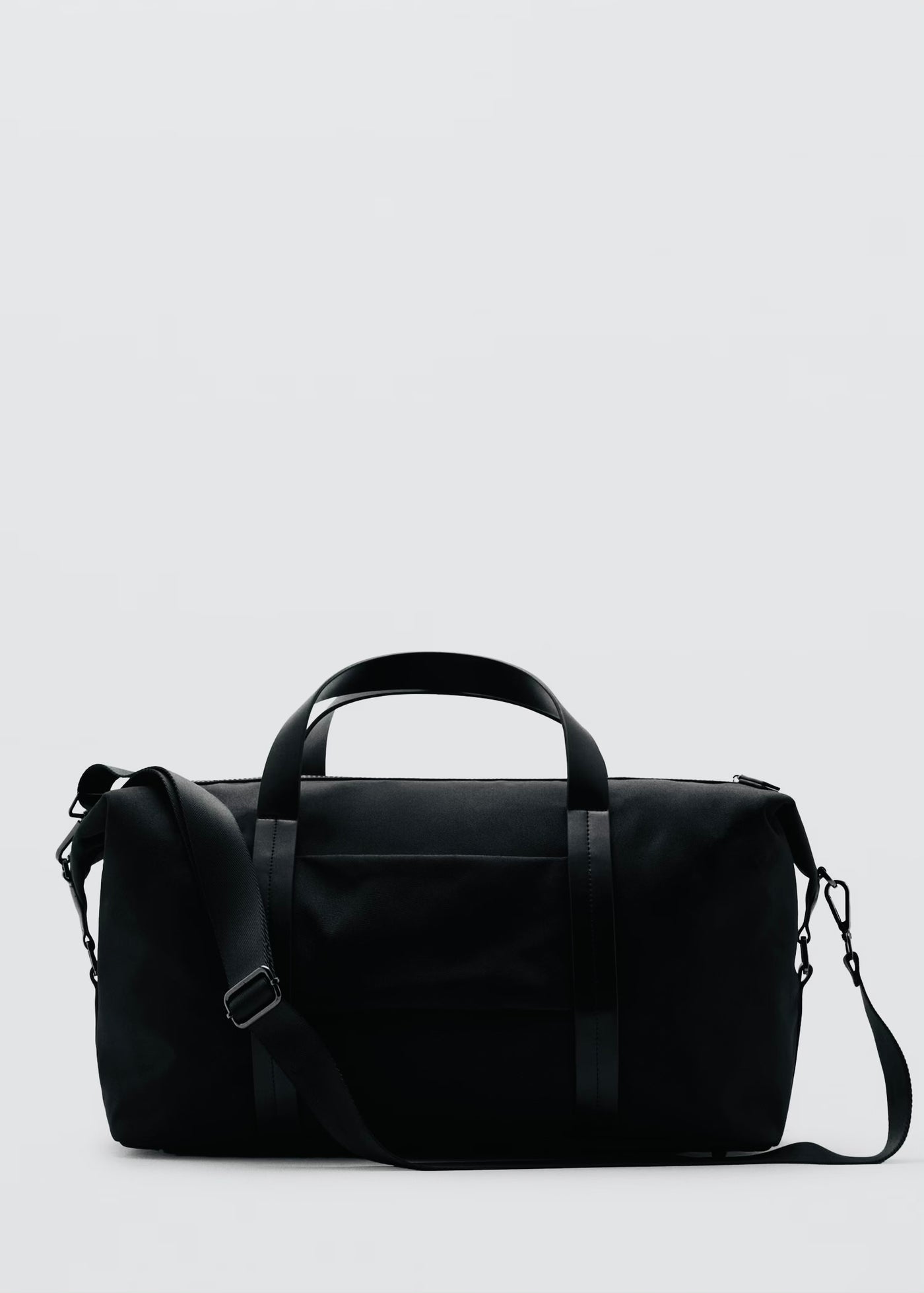 Sac bowling combiné cuir Mango