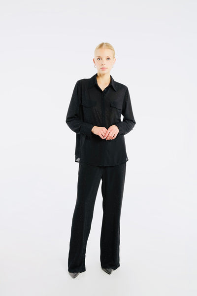 Chemisier avec Pierres Décoratives