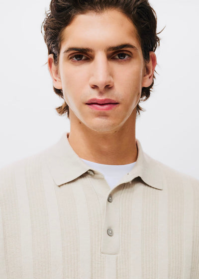 Pull over en maille côtelée à col zippé