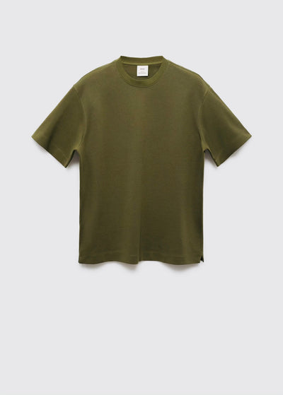 T-Shirt Tissu Sweat Coupe Décontractée