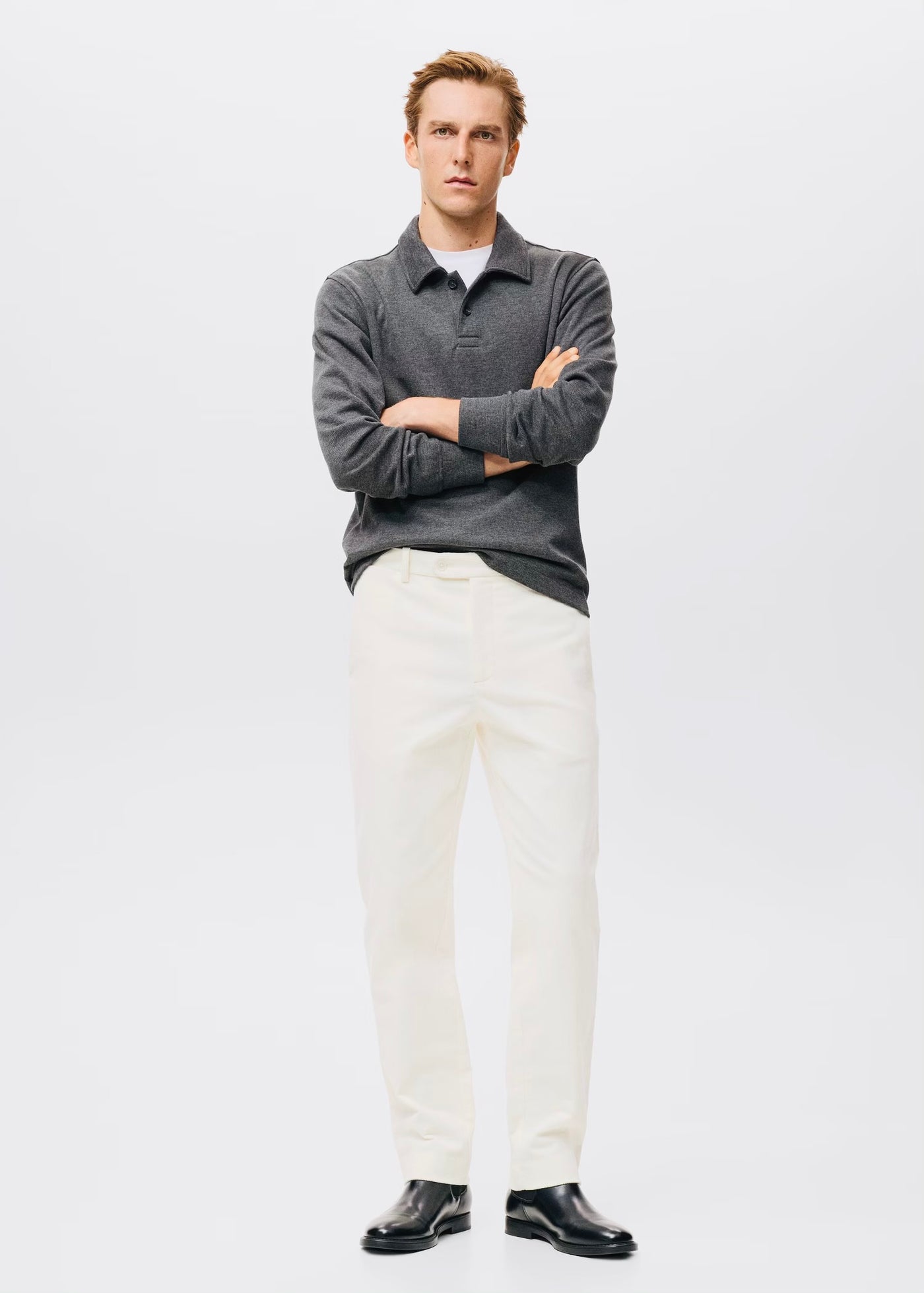 Pantalon Regular Fit Coton Velours Côtelé