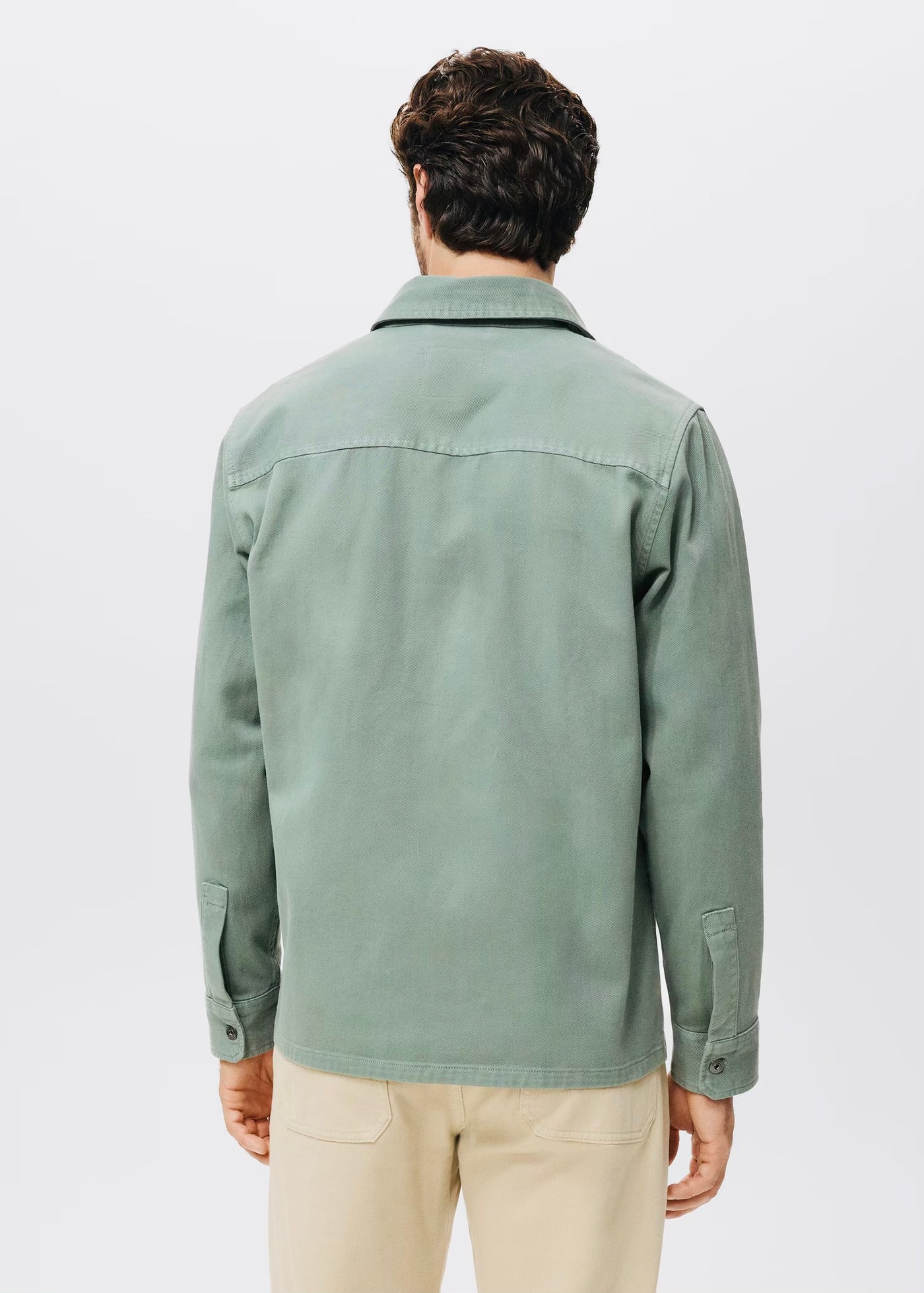 Surchemise en jean à poches