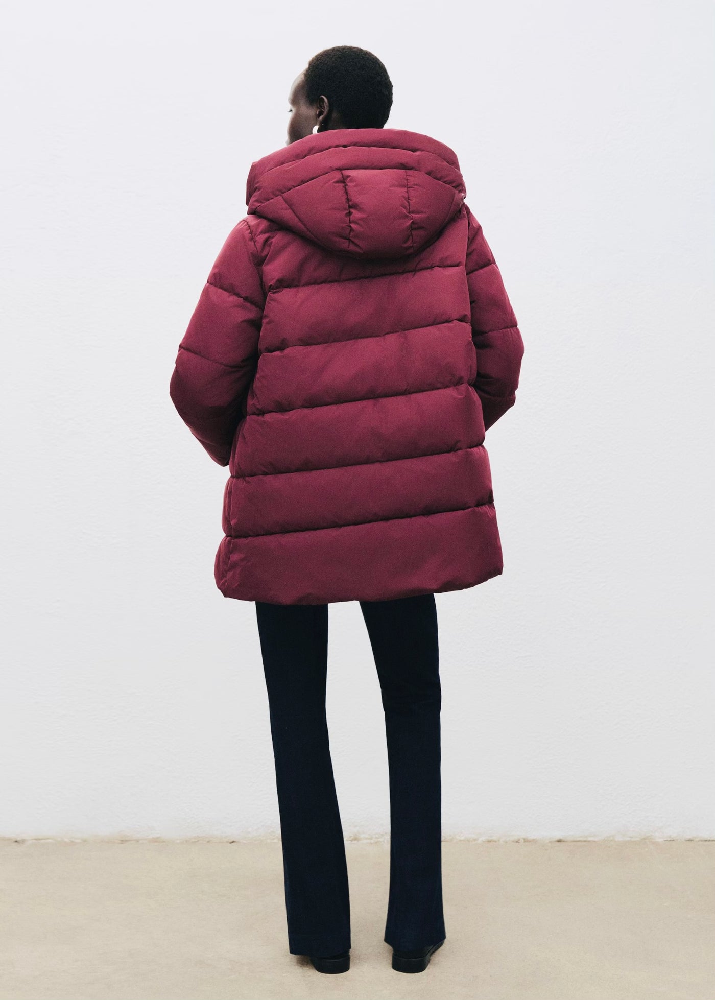 Anorak matelassé avec capuche