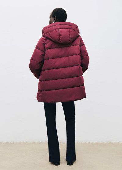 Anorak matelassé avec capuche