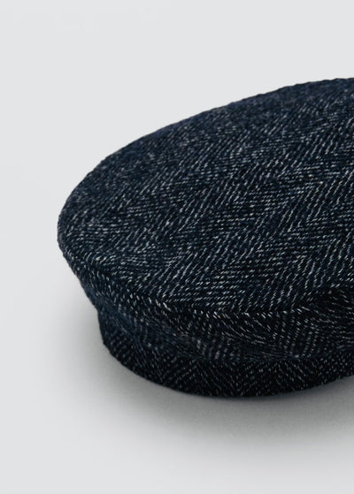 casquette baker laine mélangée