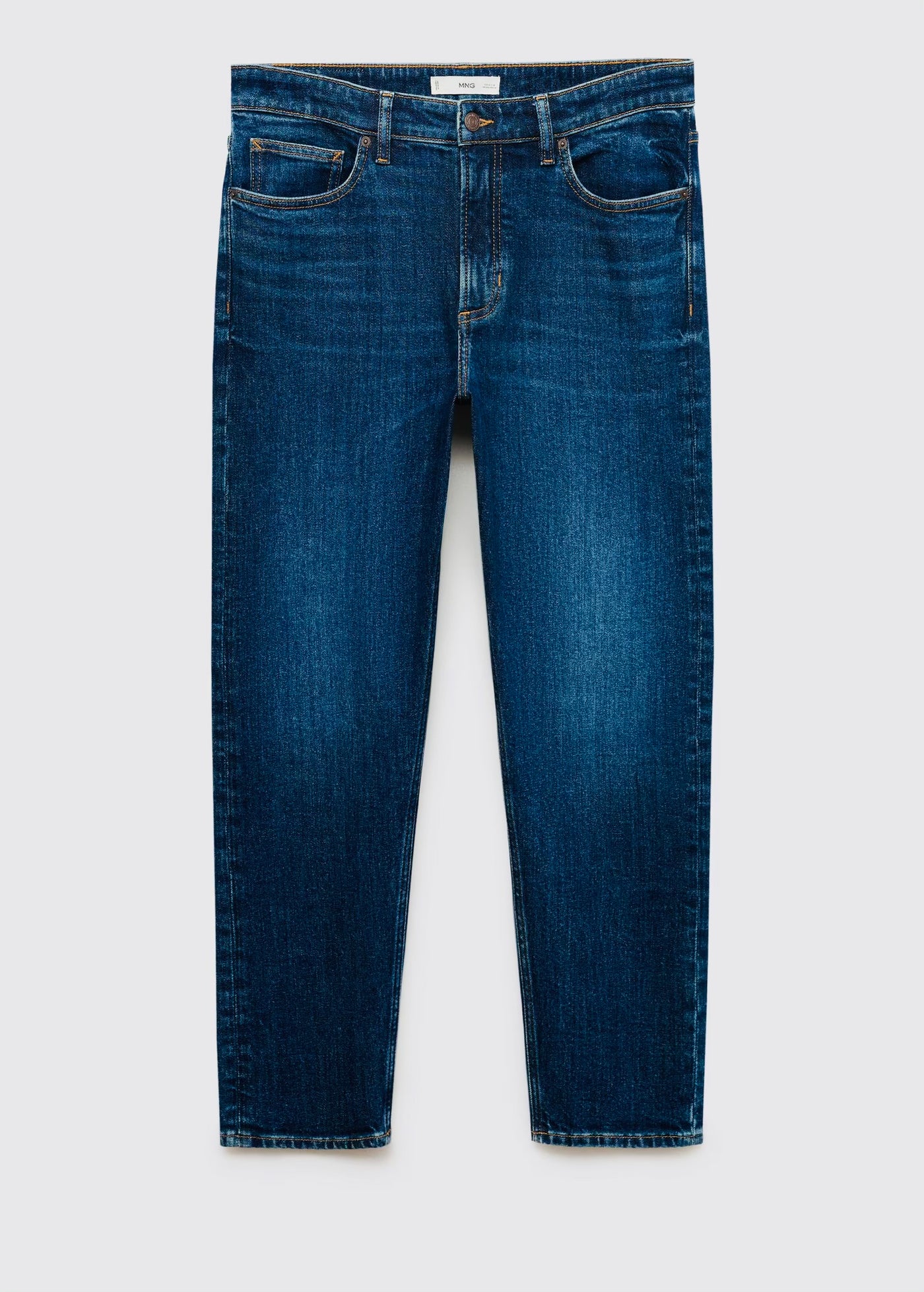 Jean Ben Cropped Tapered-Fit Mango