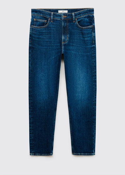 Jean Ben Cropped Tapered-Fit Mango