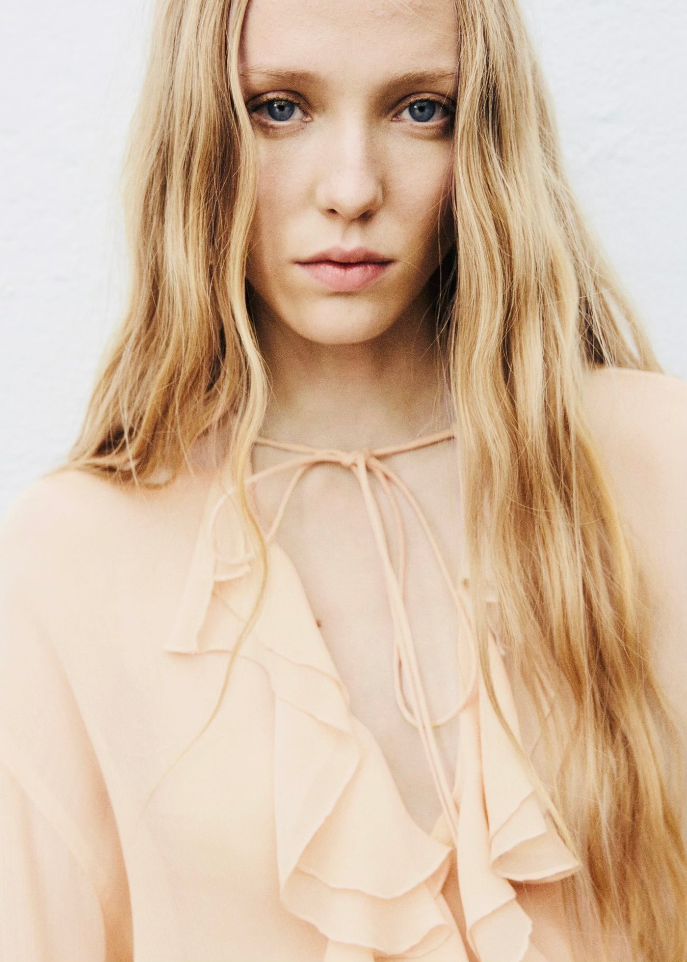 Blouse Volants Manches Cloche