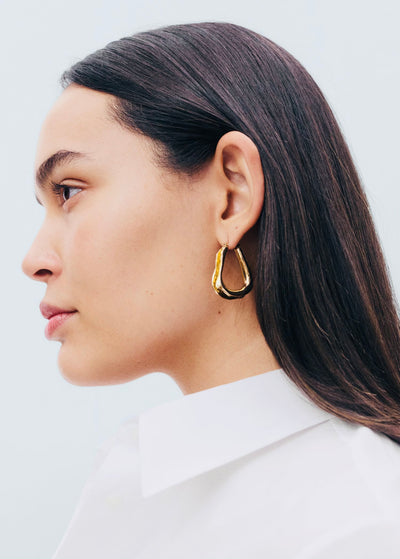 Chemise Droite Mélange Coton et Lyocell