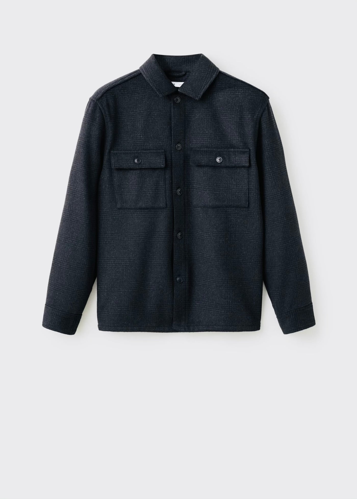 Veste laine mélangée à carreaux