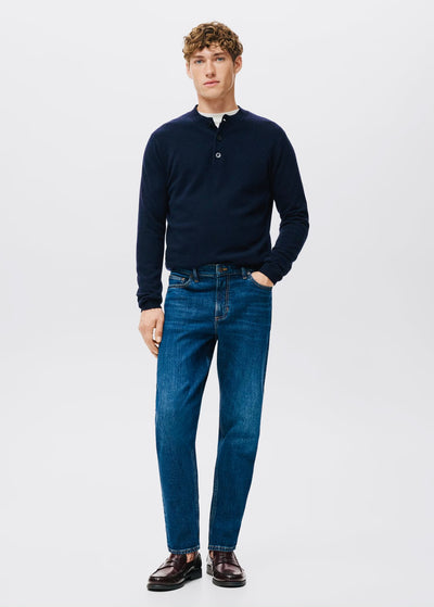 Jean Ben Cropped Tapered-Fit Mango
