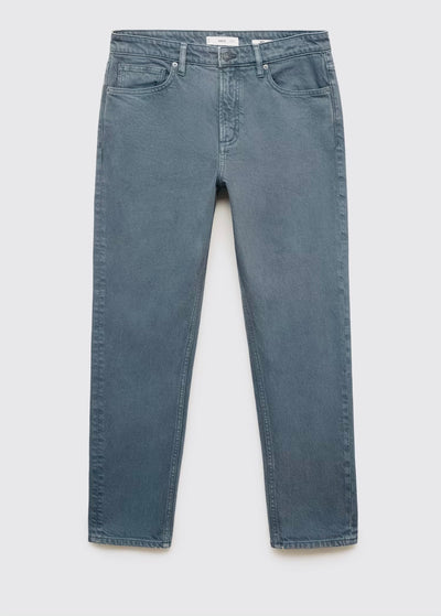 Jean Ben Cropped Tapered-Fit Mango