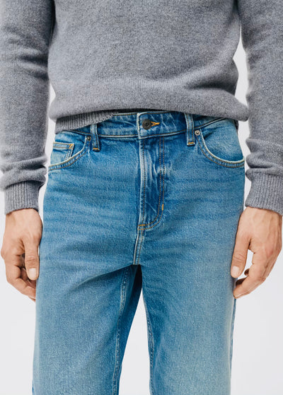 Jean Ben Cropped Tapered-Fit Mango