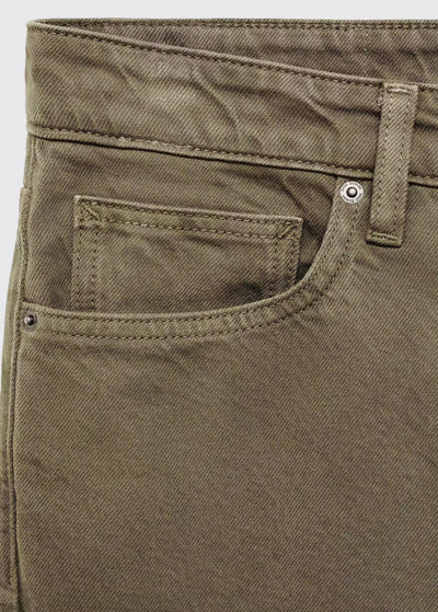 Jean Ben Cropped Tapered-Fit Mango