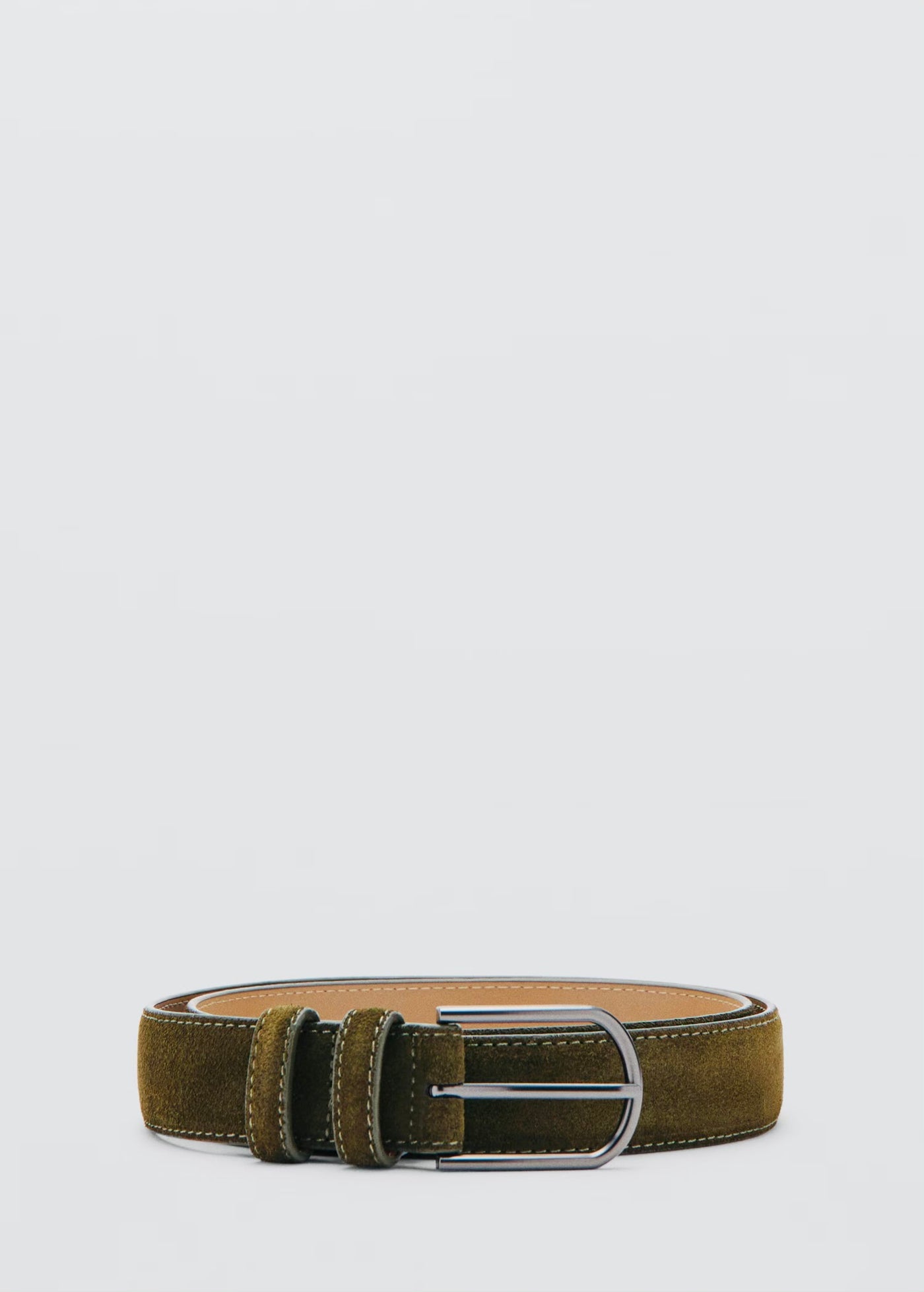 ceinture cuir suède