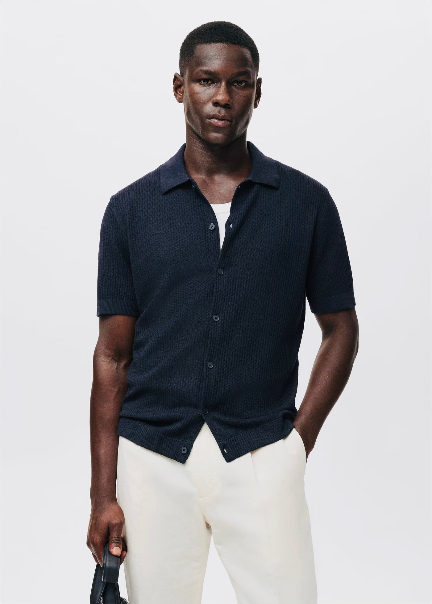 Chemise Maille Côtelée