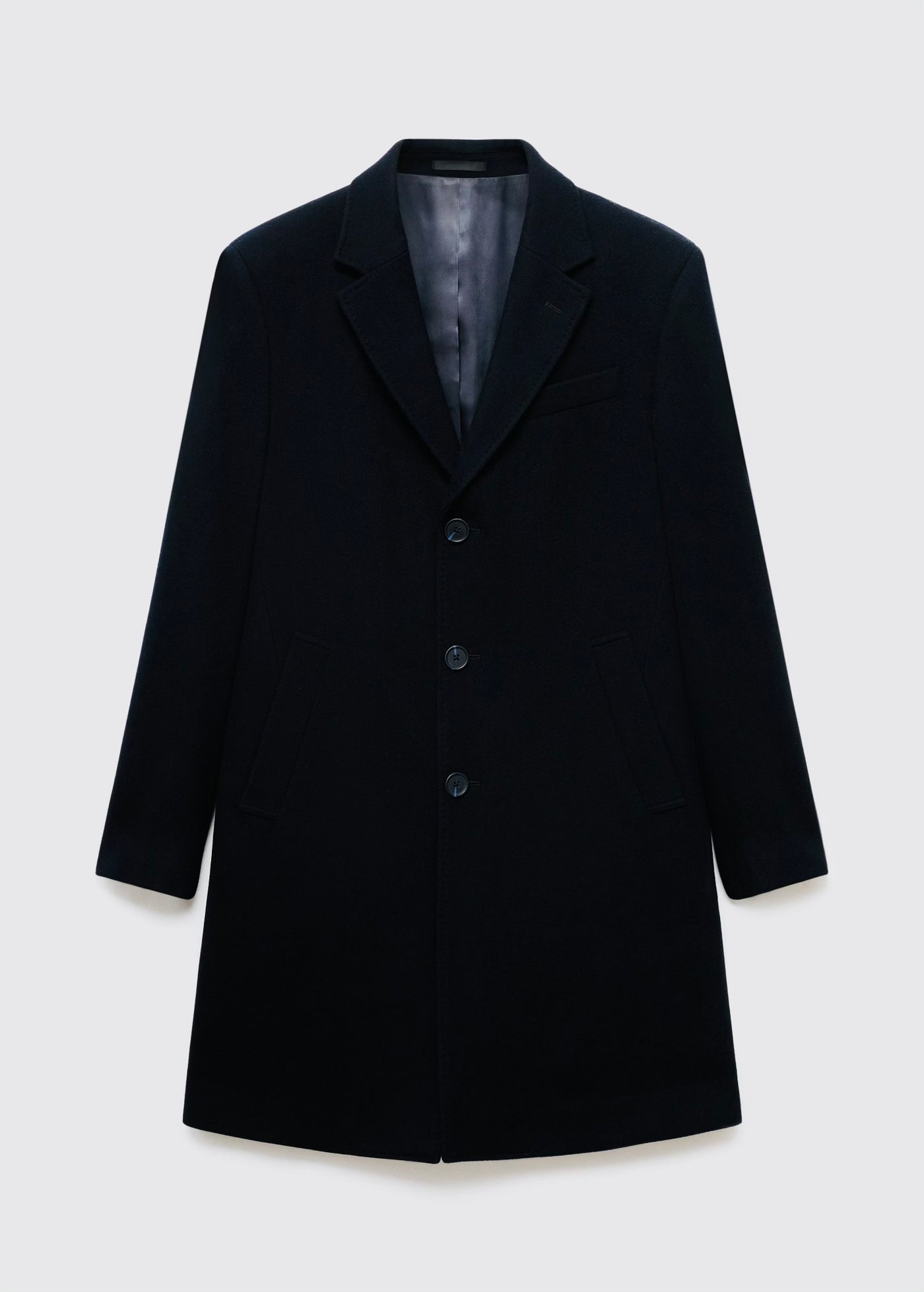 Manteau long en laine