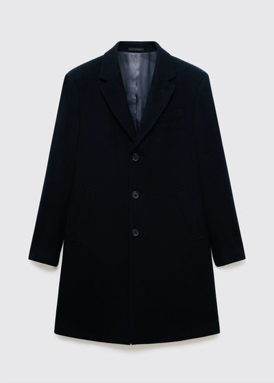 Manteau long en laine