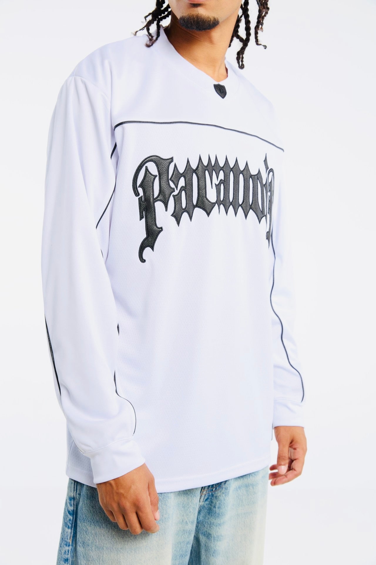 Chemise à Manches Longues avec Col en V