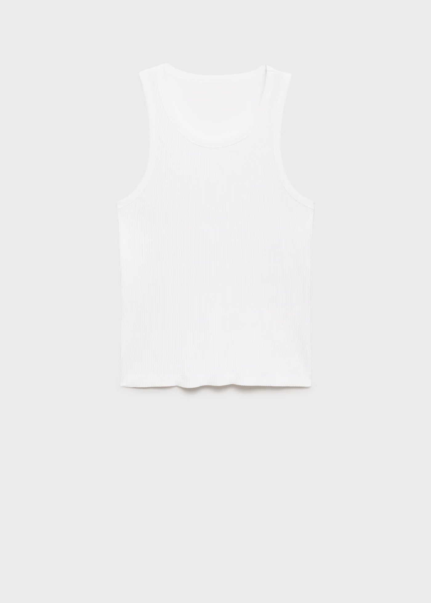 Débardeur Côtelé Slim Fit