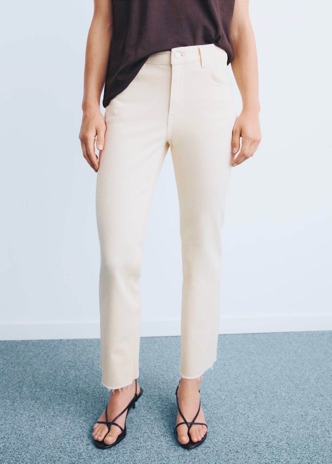 Jean Sienna Flare Crop