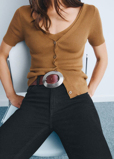 Jean Sienna Flare Crop