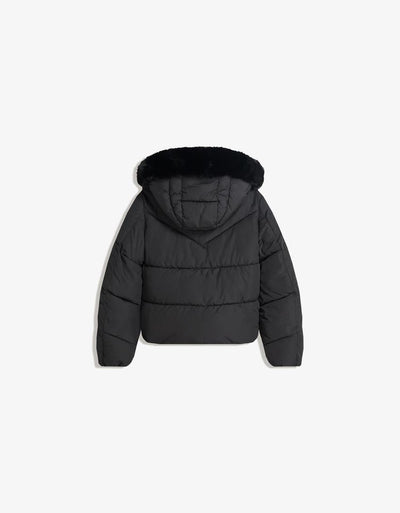 BLOUSON PUFFY DÉPERLANT CAPUCHE FOURRURE