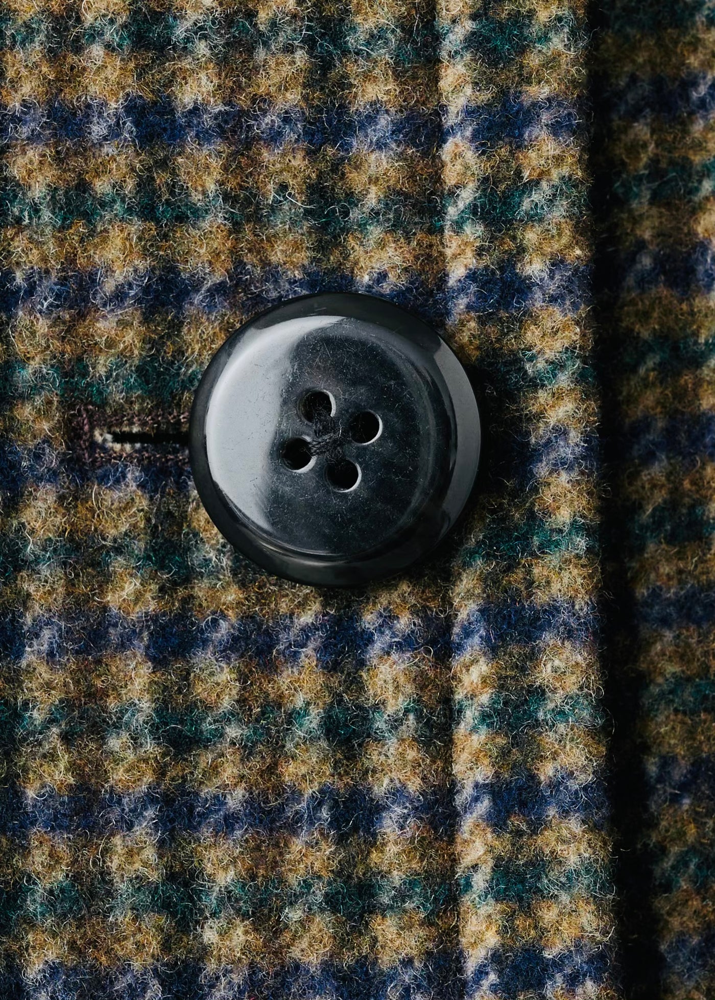 Veste laine pied-de-poule